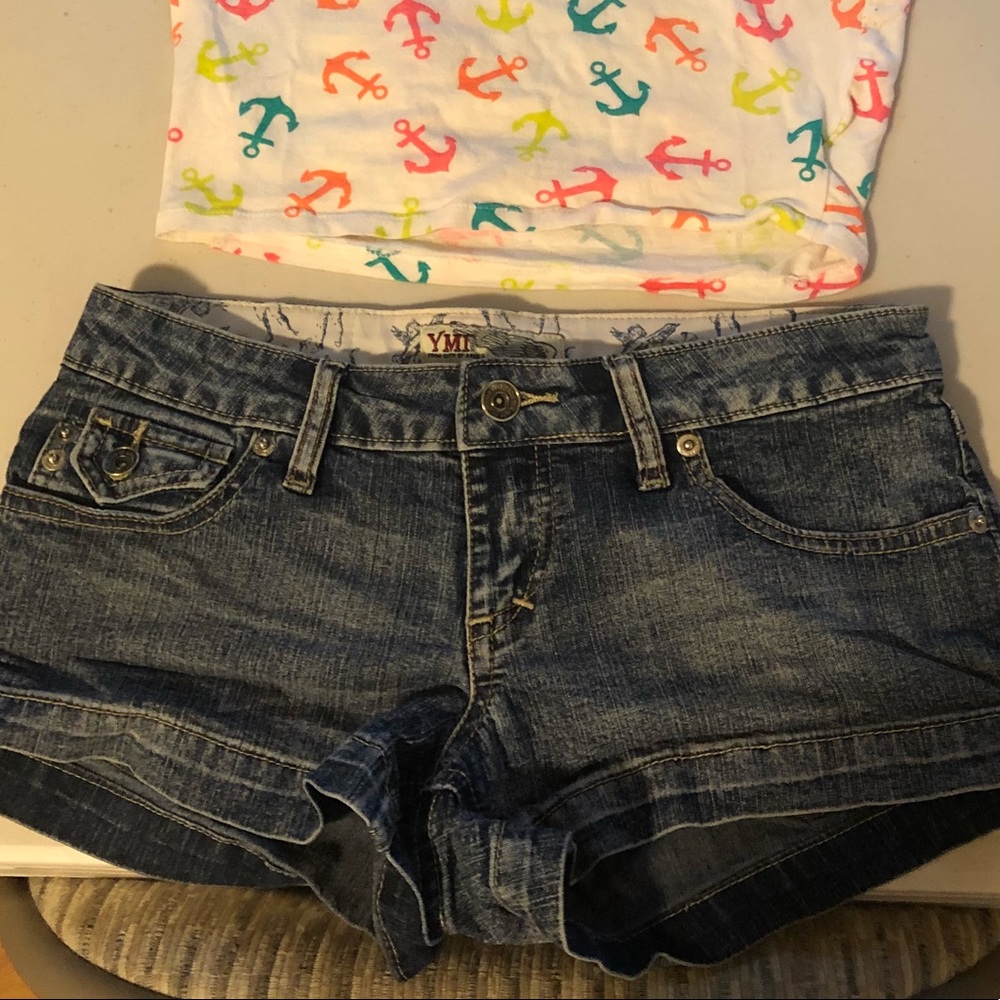 5/$40 Low rise denim shorts
